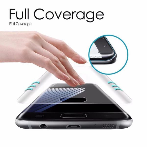 Anti Gores Plastik Samsung S6 EDGE G925 G925F G9250 5.1 inchi Screen Guard FULL COVERAGE Scratch Pro