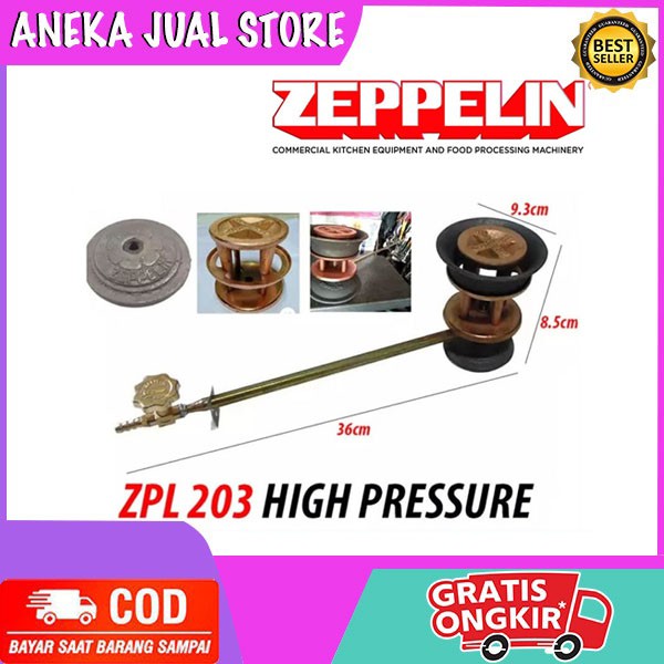 Kompor Mawar Zeppelin/Semawar Zeppelin Zpl 203/Kompor Pedagang/Kompor Joss/Kompor Stik