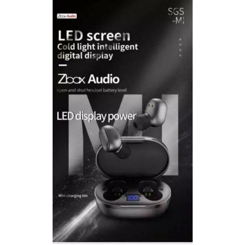 Earphone Zbox Bluetooth SGS-Mi LCD