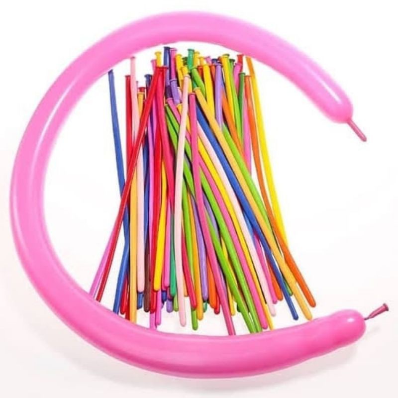 Balon Sosis/Balon Pentil isi 150 Pcs