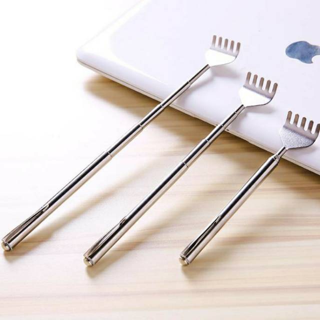 Alat Garukan Punggung Stainless (Bisa tarik panjang pendek)Garukan dan Pukul2 /Garukan carak