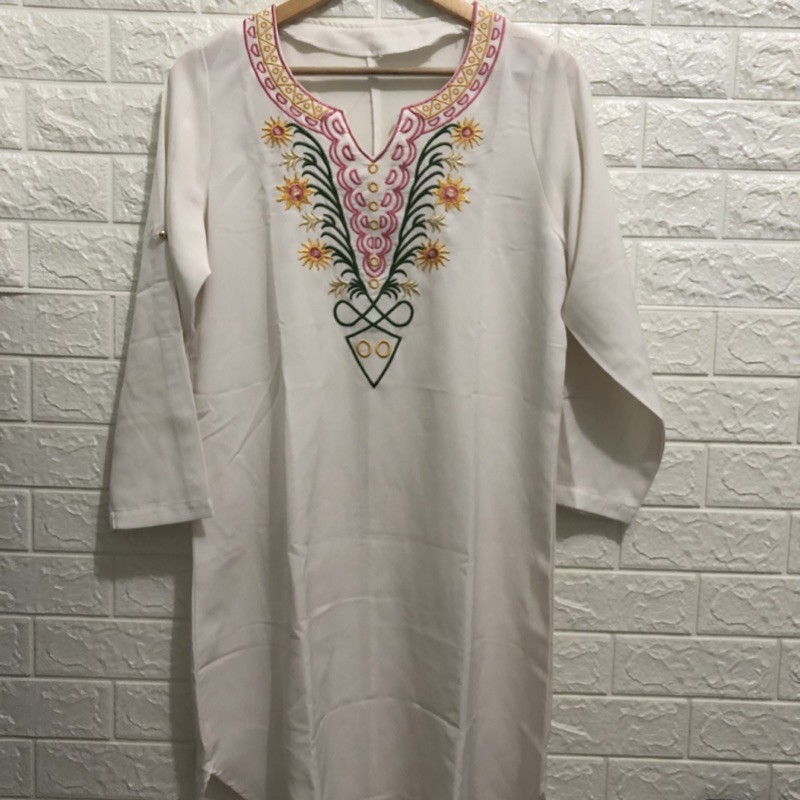 WHITE TUNIK