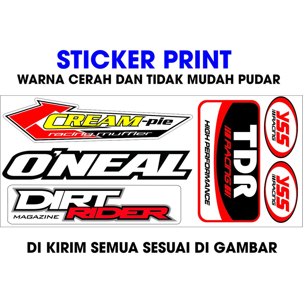STICKER VARIASI BUAT MOTOR-STICKER CUSTOM STIKER LEMBARAN