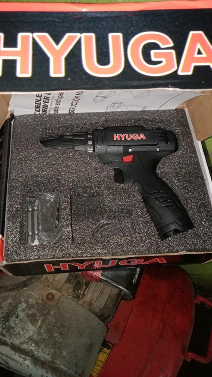 Promo Mesin Bor Baterai Hyuga Type 12-1 10mm Cordless Japan