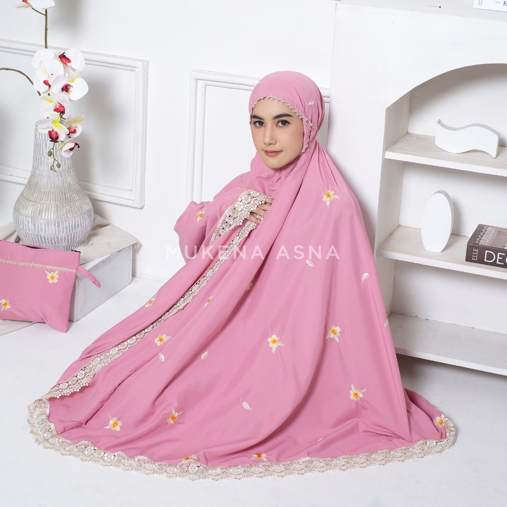 Mukena Dewasa Khanza Renda Mewah Premium