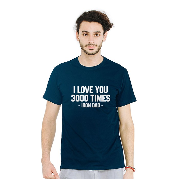 T shirt Pria Kaos Avanger End Game I Love You 3000 Premium Distro 04