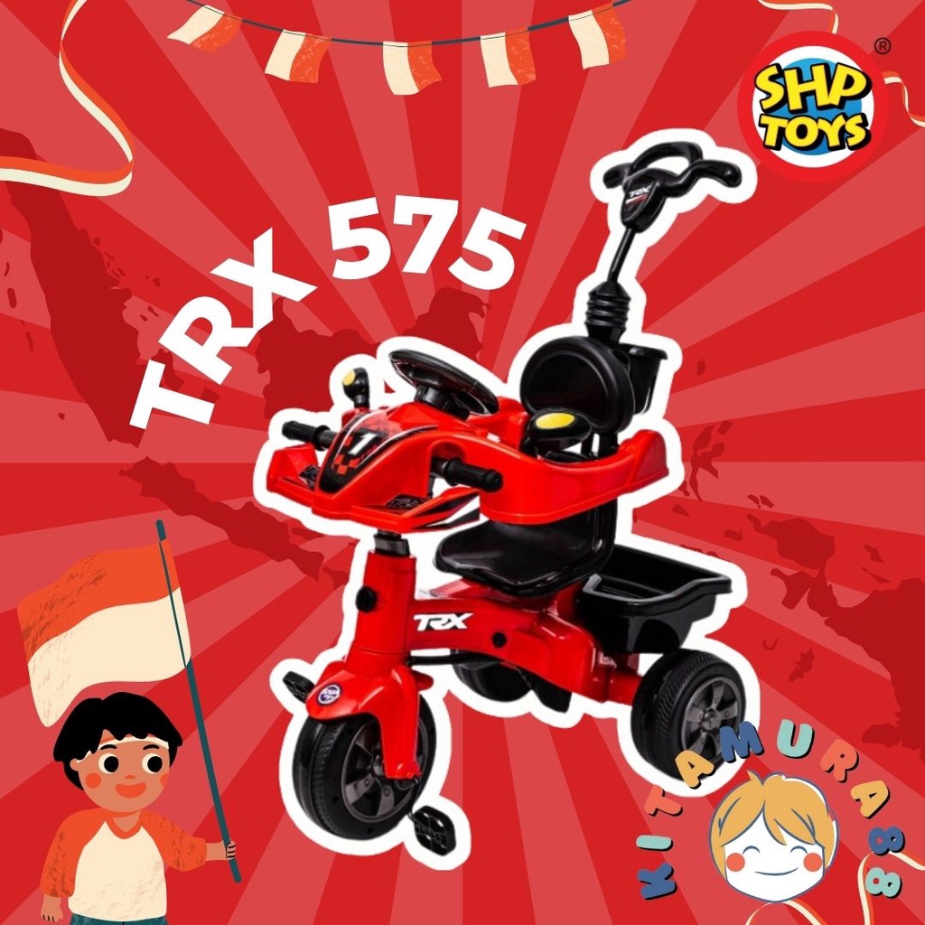 (BISA GOSEND/GRAB) Mainan Maenan Anak Sepeda Roda Tiga - TRICYCLE SHP TOYS - TRX 575