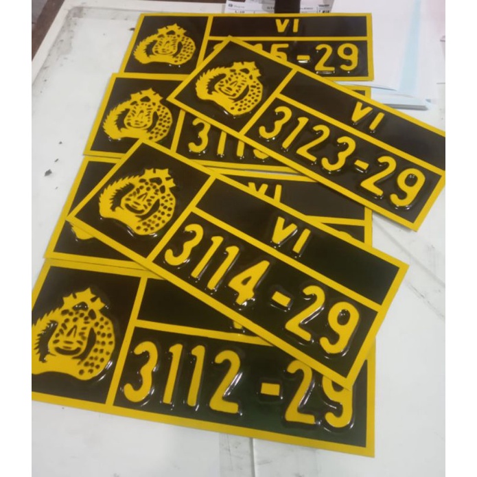 PLAT NOMOR MOTOR(1pcs)