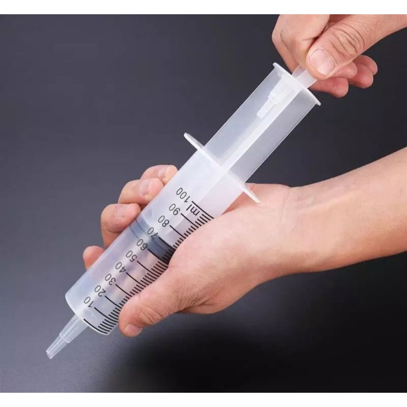 suntikan besar large syringe 100cc ml suntikan madu suntikan tanpa jarum spuit kue selang suntikan syringe jumbo