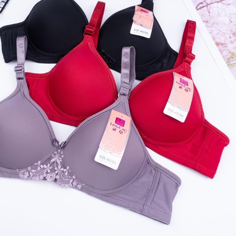 ➺ BEE - Bra Lingcao A6 & A8 Original | BH Busa Tanpa Kawat Lingcao | BH Lingcao Original Premium ♠