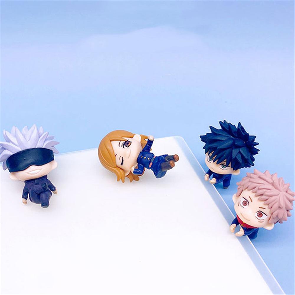 Lanfy Jujutsu Kaisen Figure Mainan Fushiguro Megumi Anime Kugisaki Nobara Modle Toys