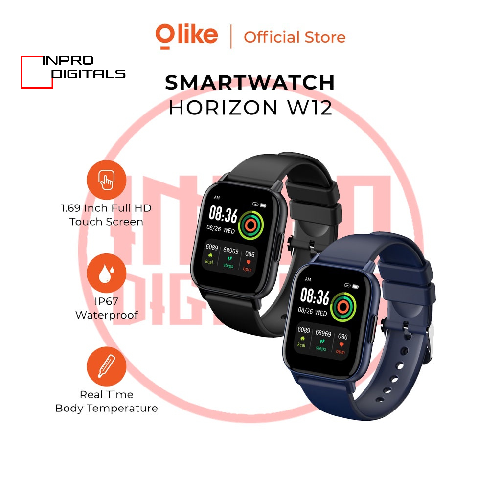 Jual Olike Smartwatch Horizon W Hd Full Touch Screen Real Time