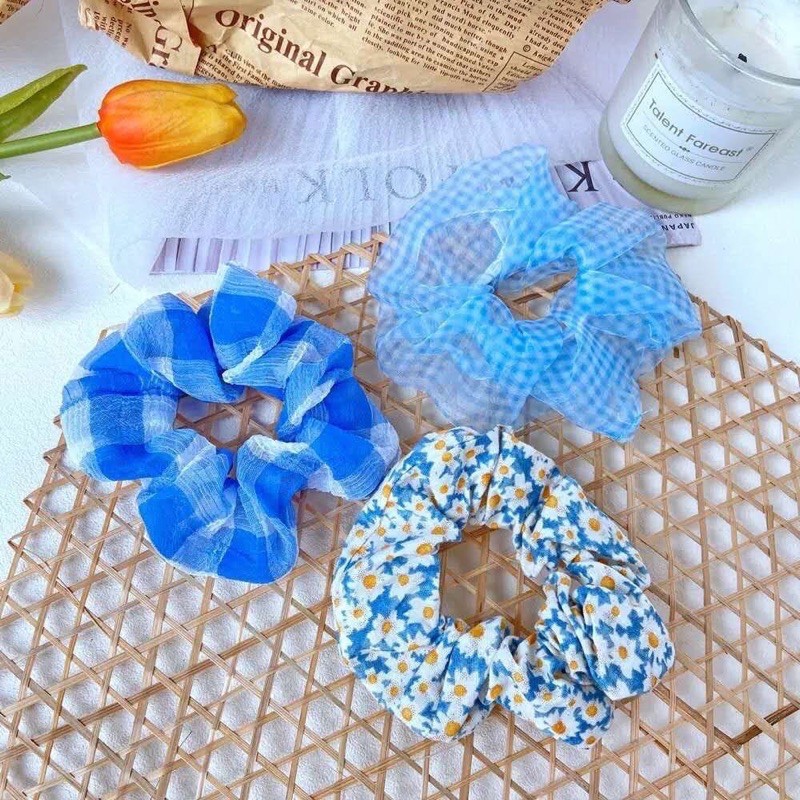 TOP Price COD Ikat Scrunchie  Kuncir Rambut / Karet Gelang Rambut Korea Import AW24