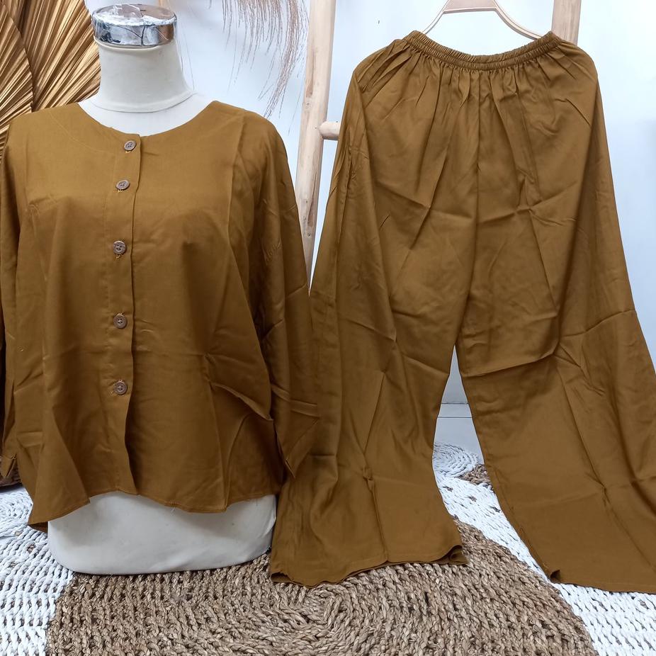 Bagus Dipakai.. Setelan Andin Ikatan Cinta One Set Rayon Premium Pakaian Wanita Panjang