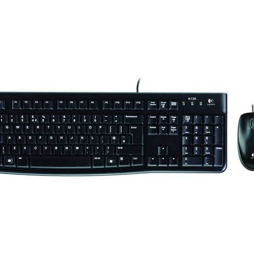 Logitech mk120 keyboard and mouse usb ori garansi resmi