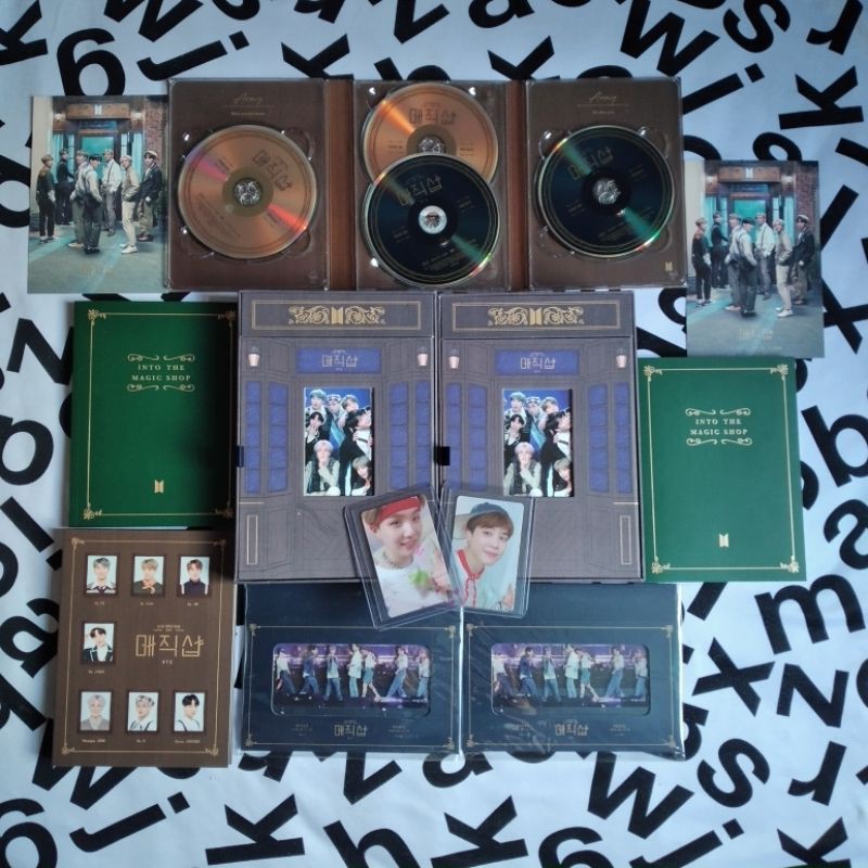 BTS 5th Muster Fullset with Suga Photocard 5th Muster Magic Shop Dvd