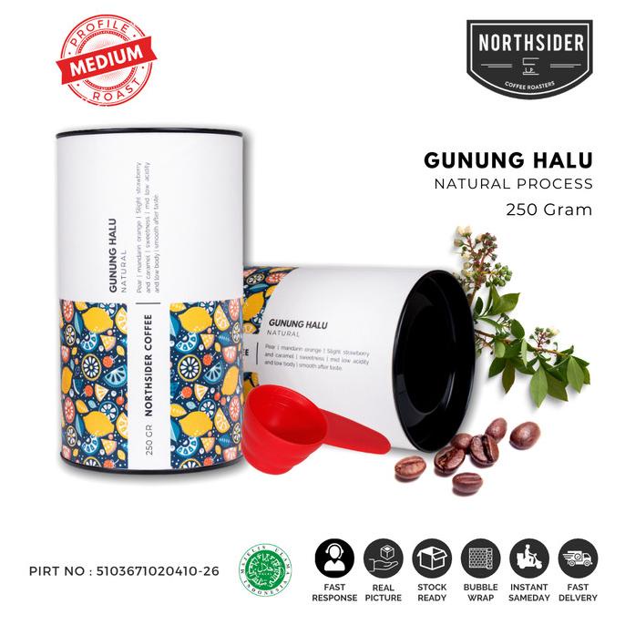 

BIJI KOPI ARABIKA GUNUNG HALU NATURAL - 250GR NORTHSIDER COFFEE -Diskon Besar