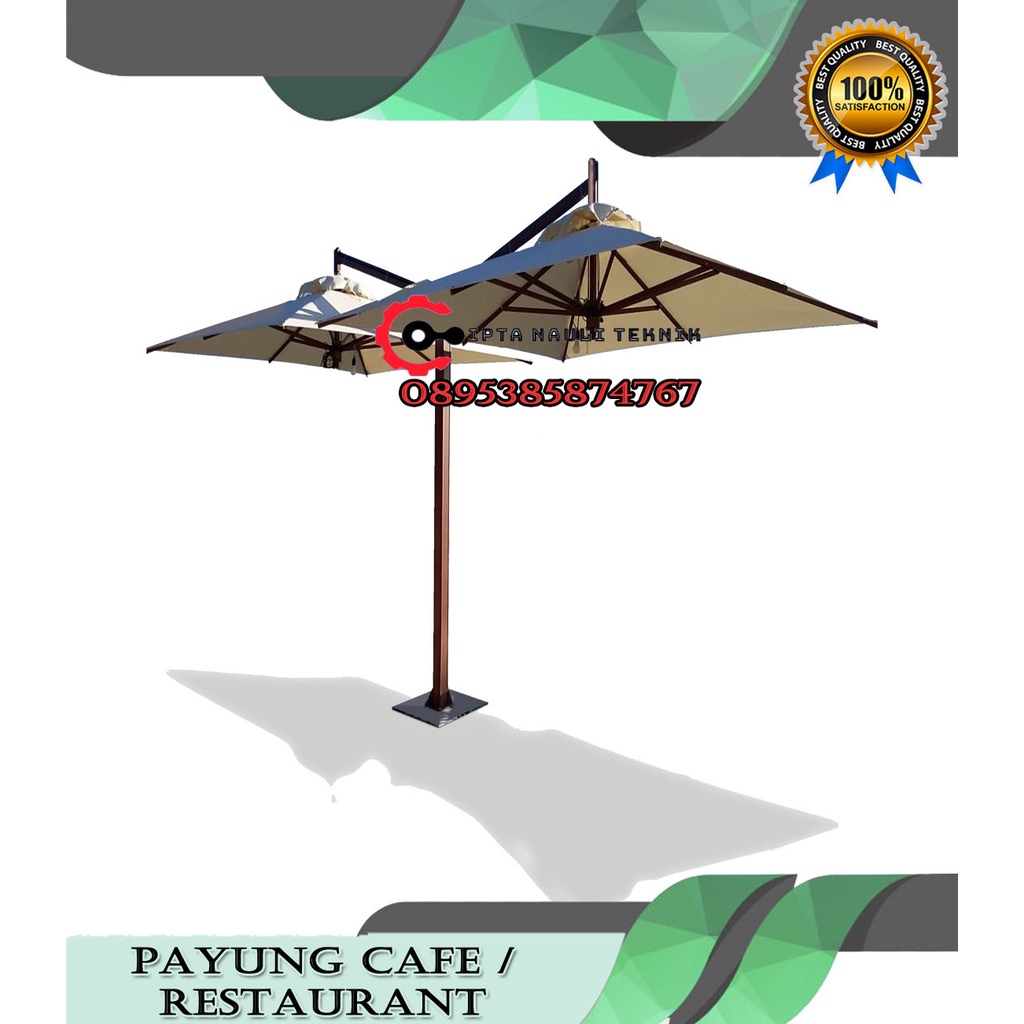 Cafe - Restaurant Umbrella - Banana Umbrella - Payung Cafe - Taman