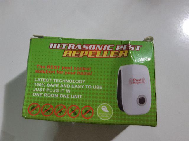 Gregorio Eu Electronic Ultrasonic Anti Hama Bug Nyamuk Repeller Pembunuh Kecoa Tikus