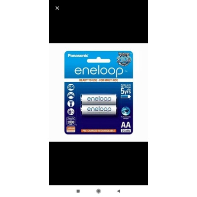 baterai cas panasonic enelop AA isi 2