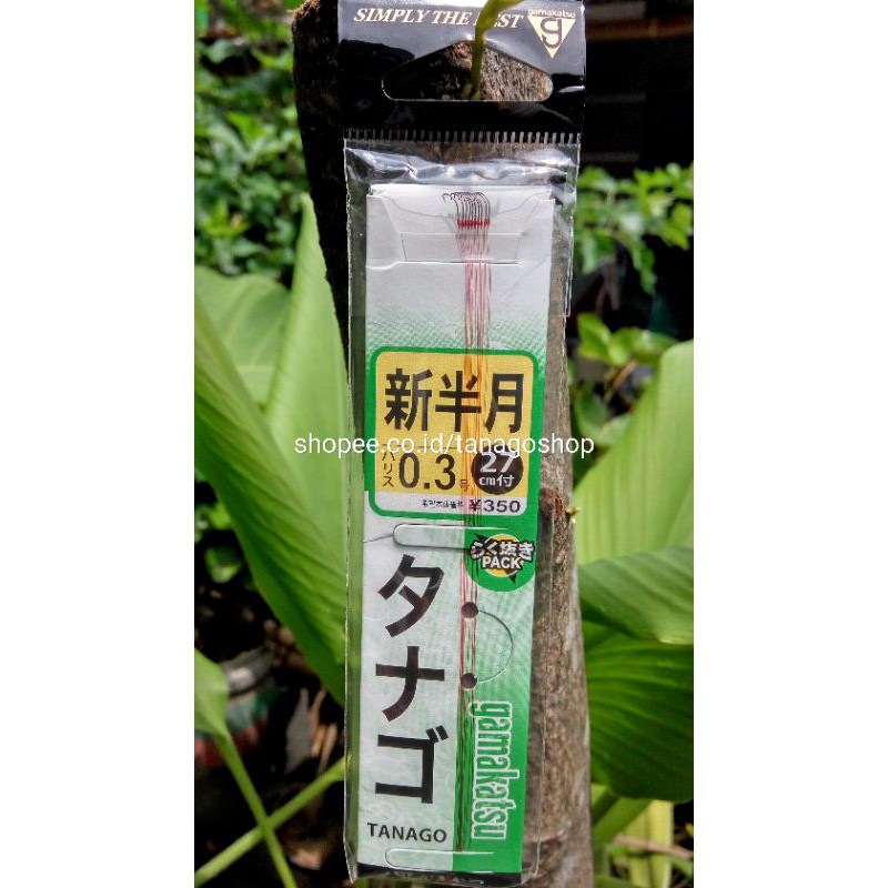 Tanago - Gamakatsu Kiwame Hook + Line Rigging