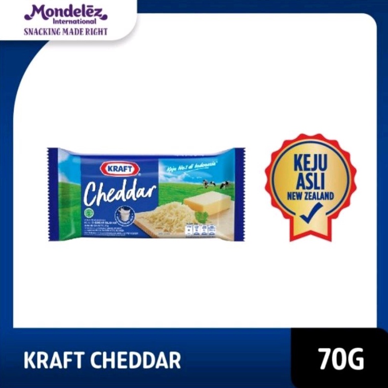 

KRAFT KEJU CHEDDAR 70GR CHEESE