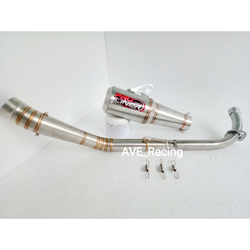 Knalpot racing Pro Liner Buat motor Supra, Revo, Blade dll