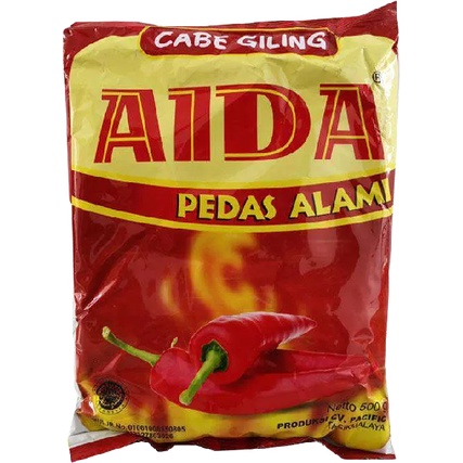 

[B] AIDA Cabe Bubuk 500gr Pedas Alami Cabai Kering Tabur