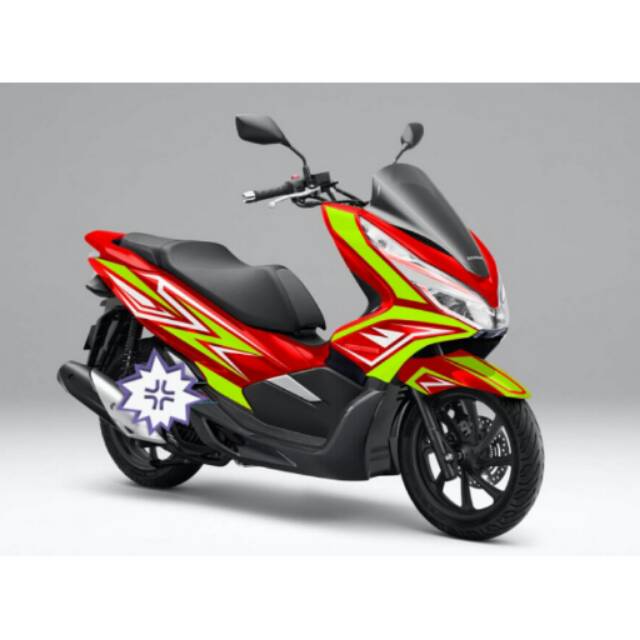 STICKER HONDA PCX MERAH 2018