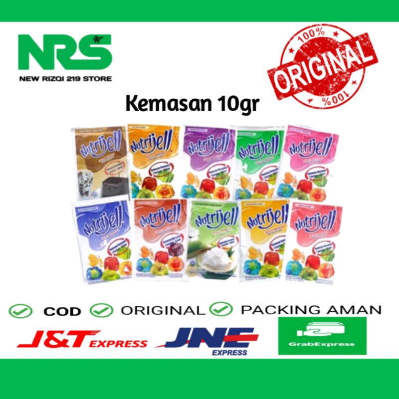 

Nutrijell melon, anggur, mangga, leci ekonomis 10gr / nutrijel