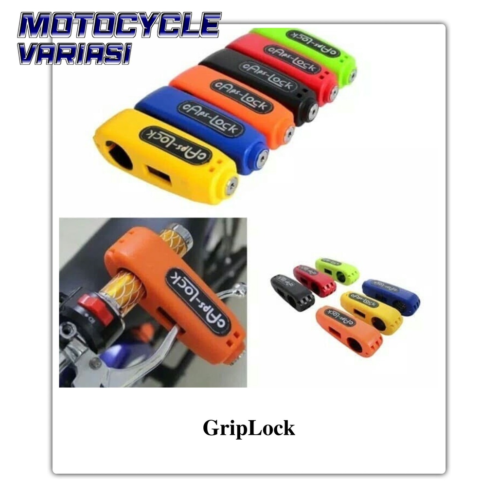 GripLock Caps Lock Gembok pengaman motor