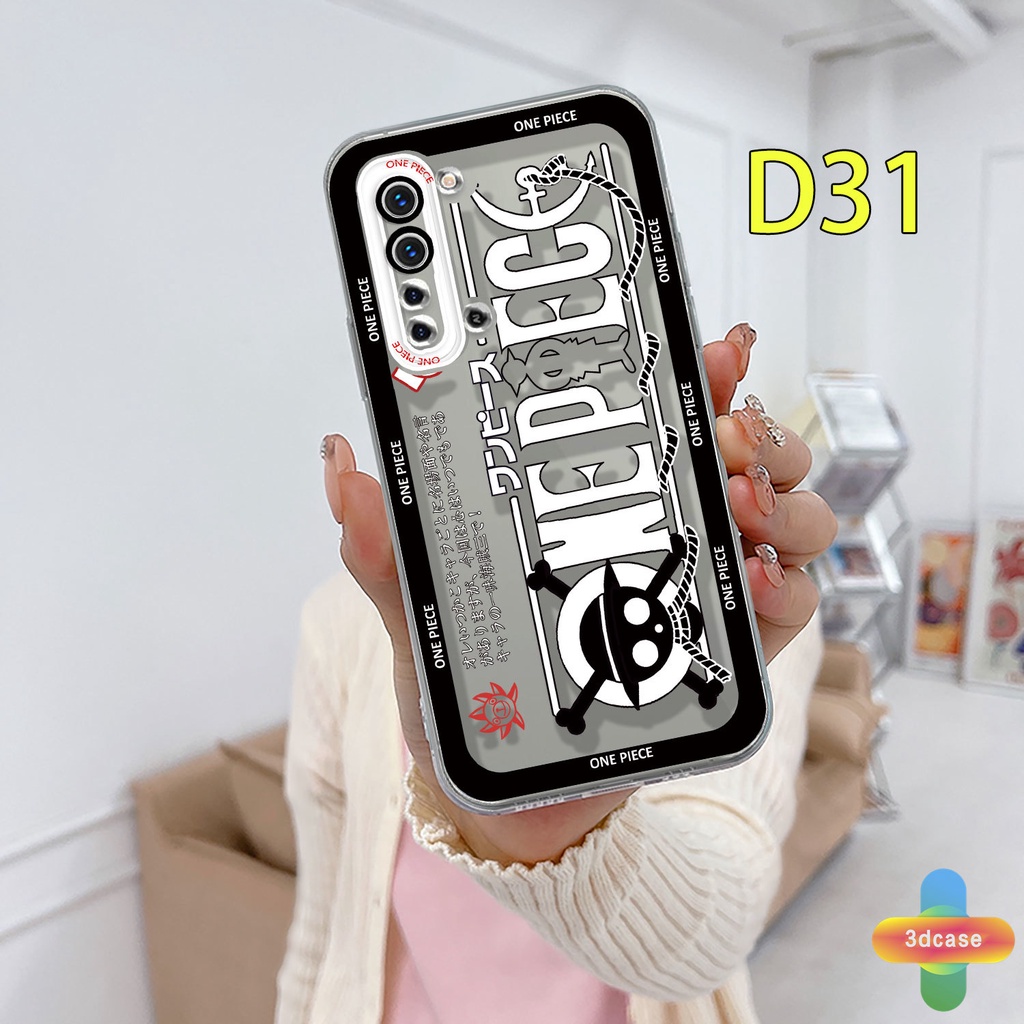 Case HP Realme C11 2021 C21Y C31 C35 C15 C21 C25 C20 C3 C12 C2 C25S 5S 5 5S 5i C17 7i C1 C25Y C2 C3i 6i C20A realme Narzo 20 10 10A 20A 30A A7 A5S A15 A16 Y12 Y20 Y15S A03 Cartoon One Piece Transparent Case