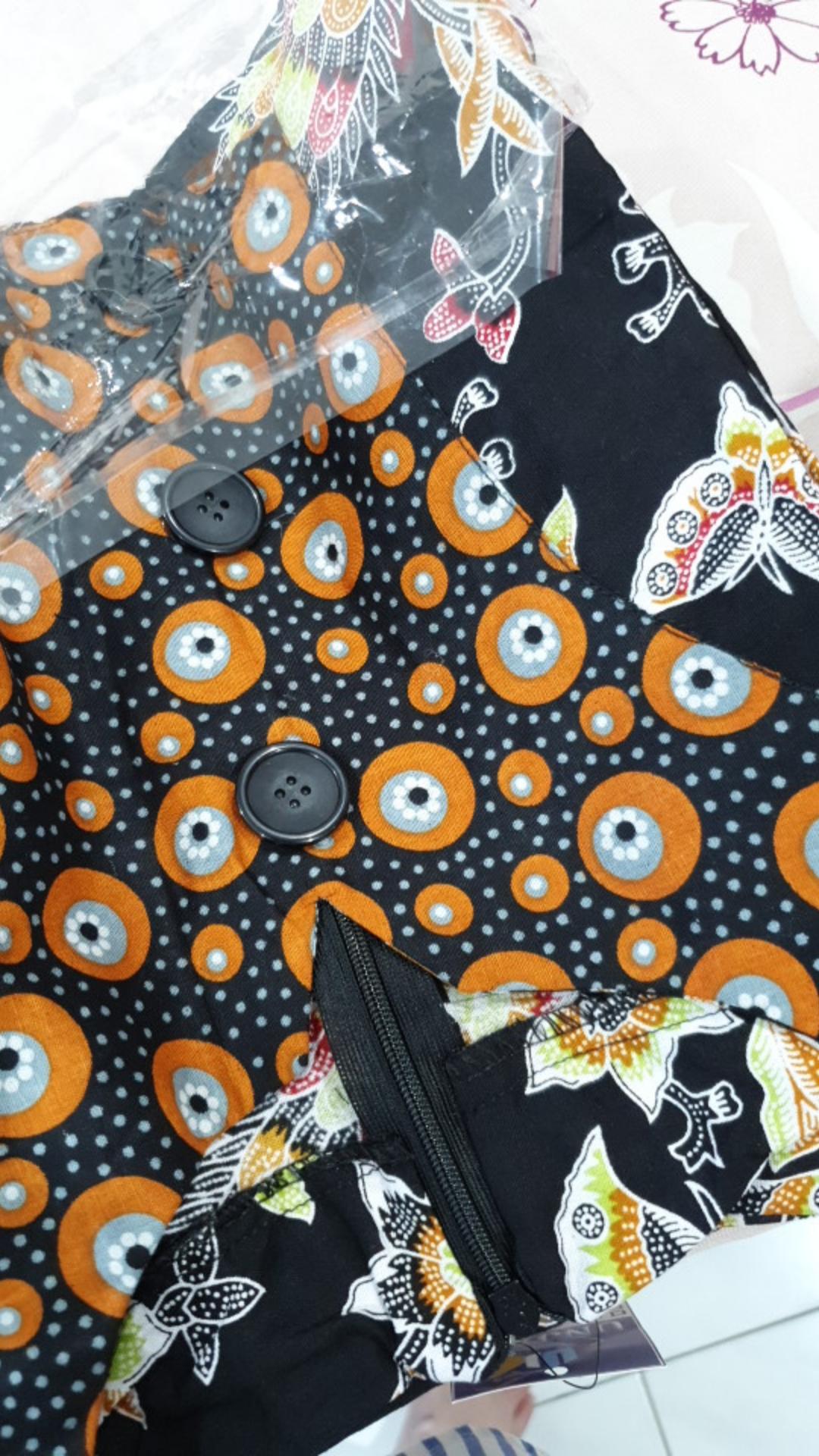 Atasan Dress Tunik Batik Big Size Ld 140 Xxxxxl Kantoran Batik Pekalongan