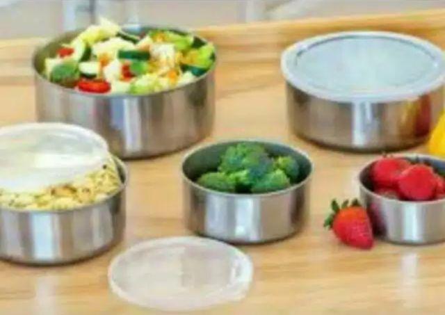 Rantang Stainless Susun 5 Dengan Tutup ( Isi 5 Panci)