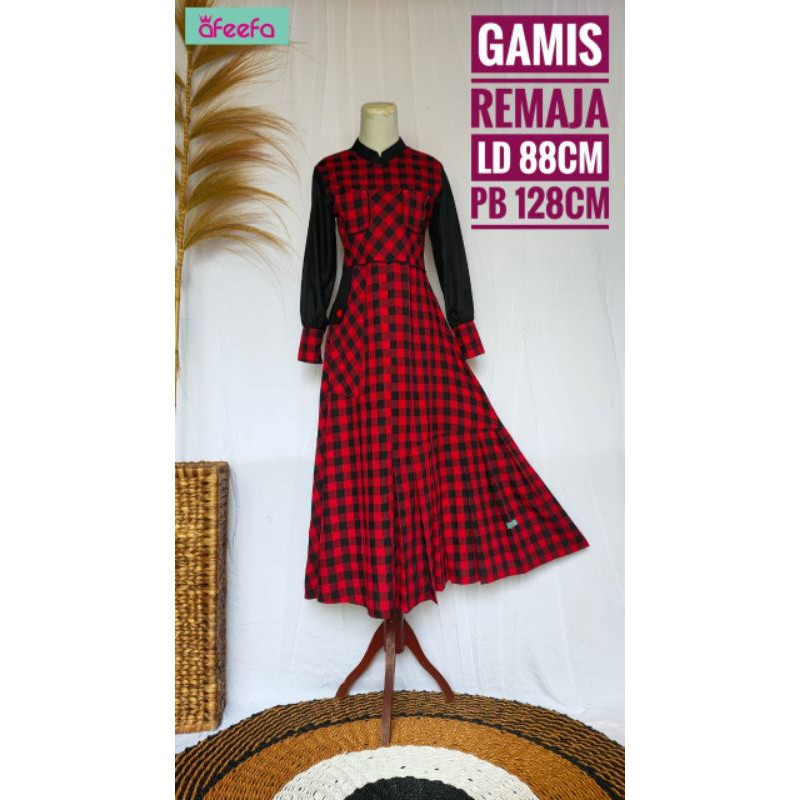 gamis afeefa remaja
