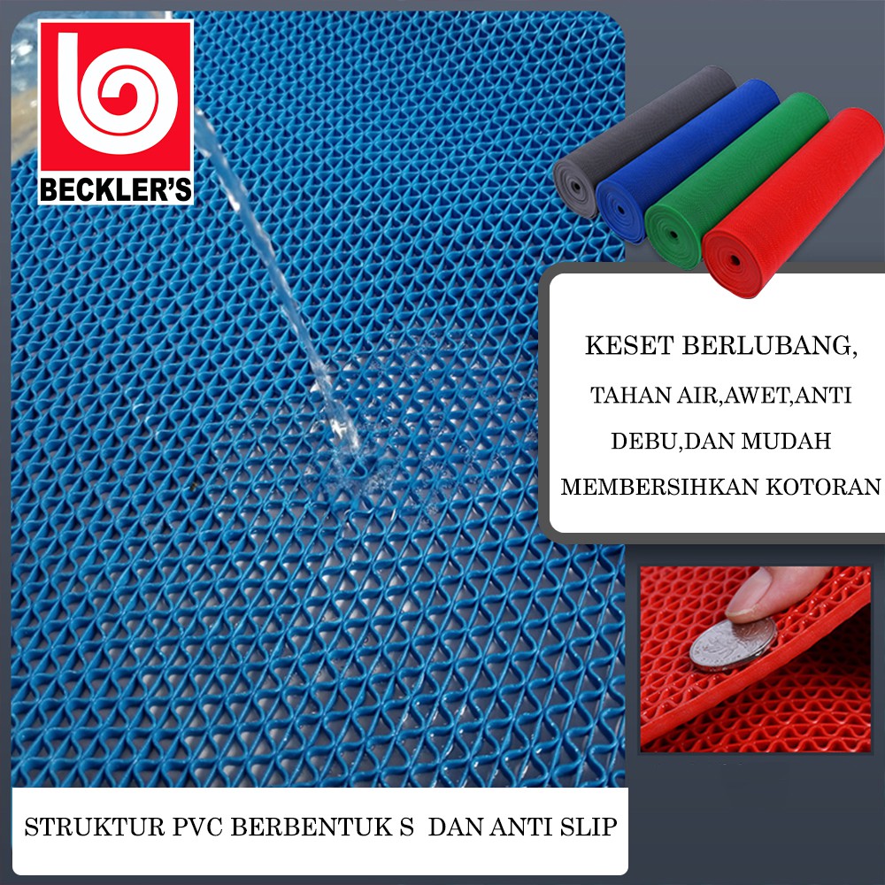 Karpet Kamar Mandi/Keset PVC Anti Slip Kamar Mandi tebal 6mm 1X1.2M