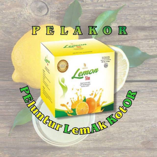 LEMON SLIM GANESH / MINUMAN HERBAL DIET / SERBUK PELANGSING