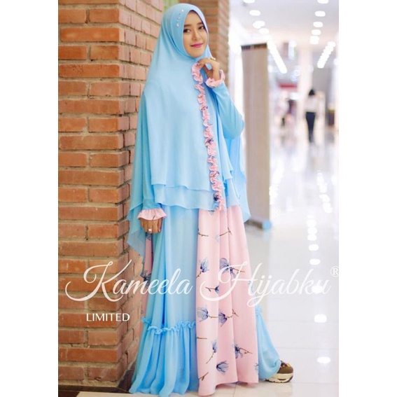 Preloved Blooming Aisha Set by Kameela Hijabku