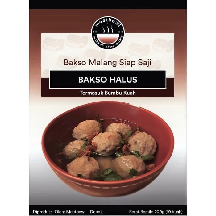 

Meet Bowl Bakso Malang Siap Saji - Bakso Halus - 200gr