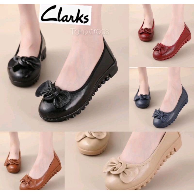 sepatu clarks/sepatu clarks bow/sepatu clarks KD2102