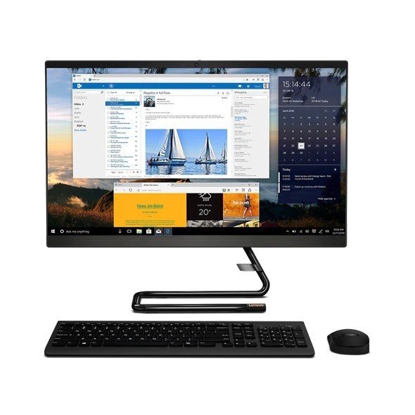 NEW PC AIO LENOVO A340 24IWL U4ID - i3 10110U 4GB 512GB DVDRW 23.8" DOS