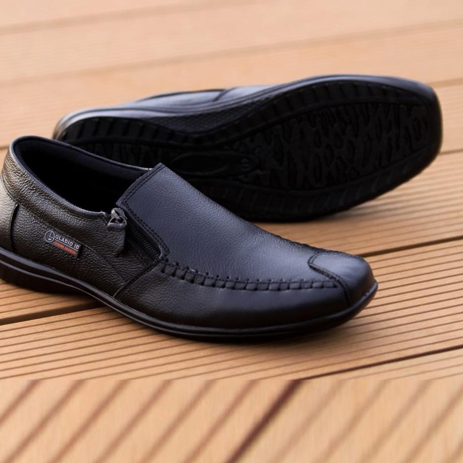 Terlaris.. Sepatu Kulit Pria Kerja Kasual Kantor Dewasa Laki Laki Remaja Warna Hitam Coklat Lamaran 