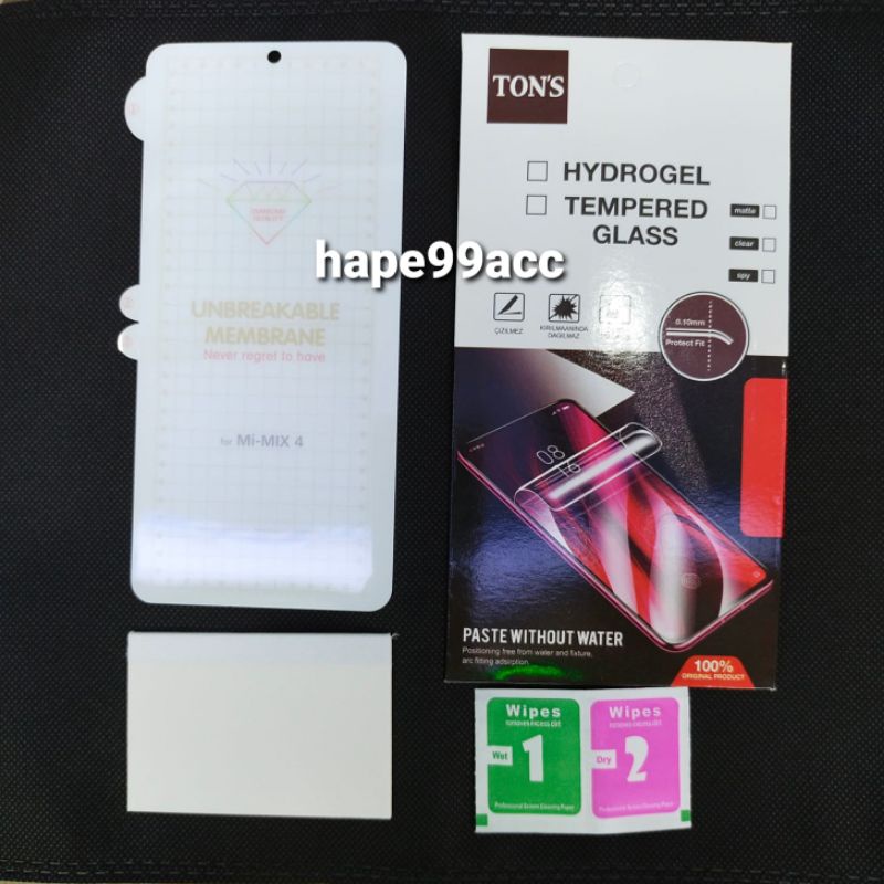 Redmi Note 8 anti gores hydrogel clear screen protector