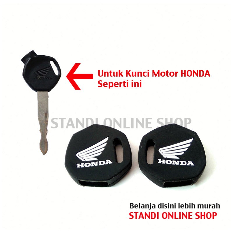 Kondom Kunci Silikon Kunci Keyshirt Motor Honda Scoopy Vario Murah Hitam