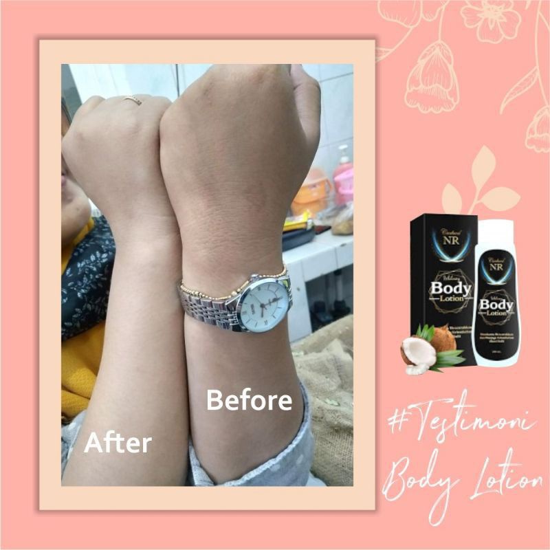NR CARLUCCI WHITENING BODY LOTION /LOTION NR /PEMUTIH BADAN /HB NR
