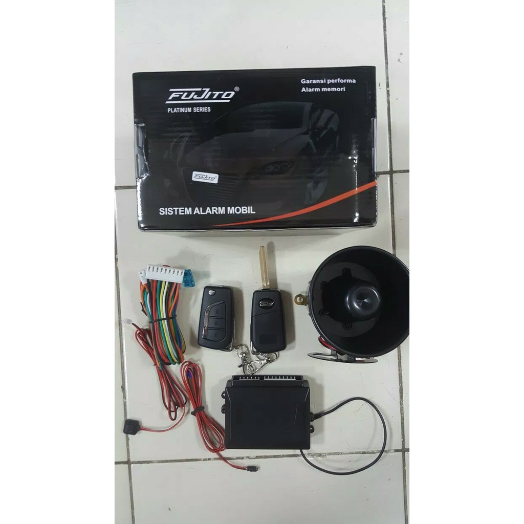 alarm kunci lipat fujito asli mobil livina
