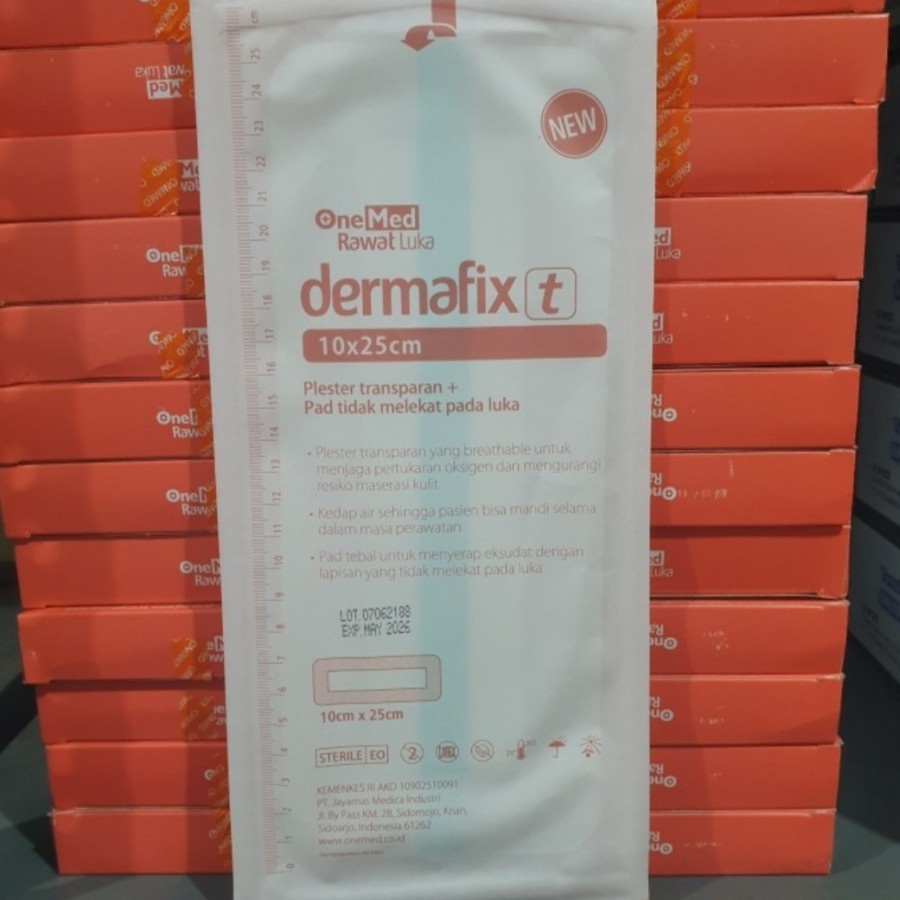 Dermafix Transparan 10cm x 25cm / Plester Luka Anti Air 10 x 25 cm / Dermafix T 10x25