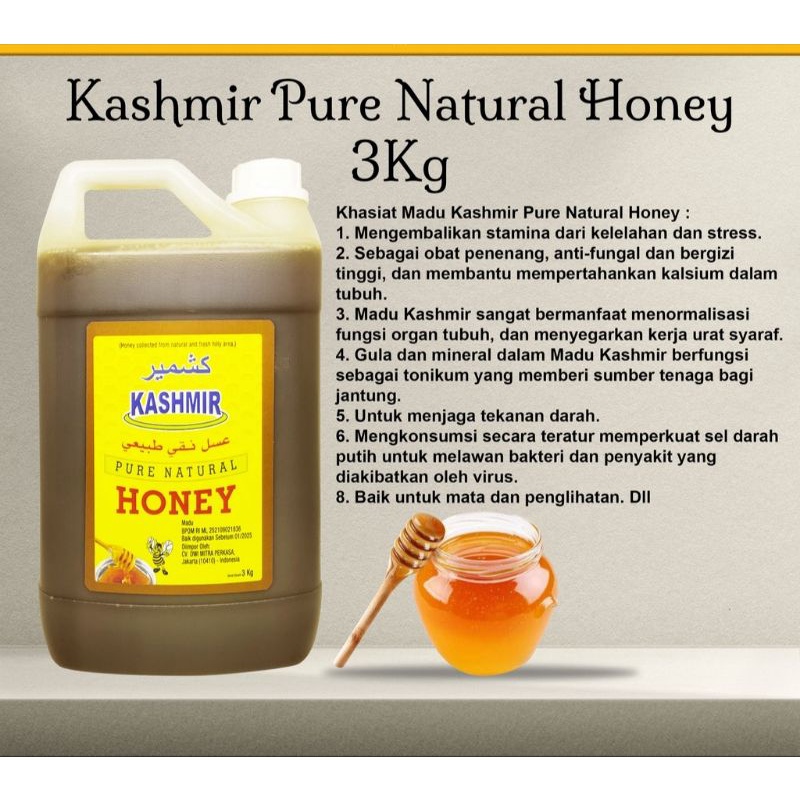

Honey Kasmir 3 Kg Original Madu Kashmir Pakistan India