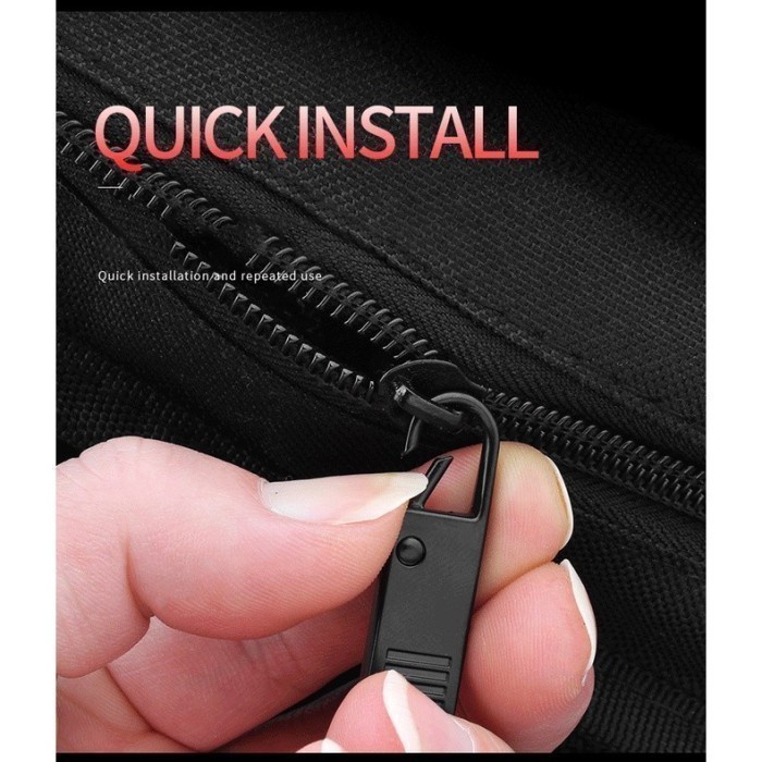 quick zipper isi 5 pcs