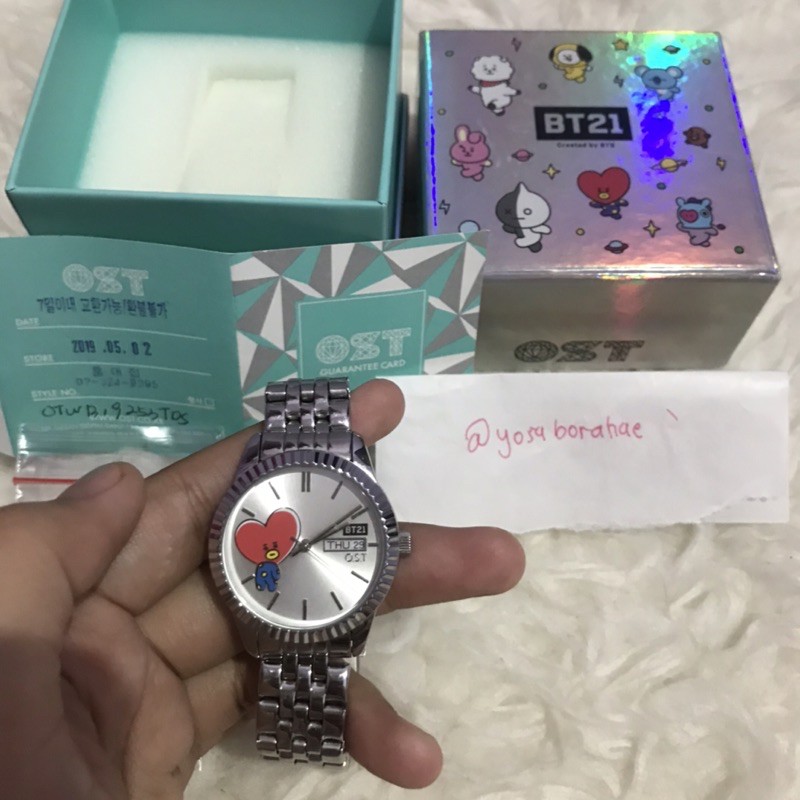 (PESENAN) JAM TANGAN OST X BT21 TATA (KIM TAEHYUNG)